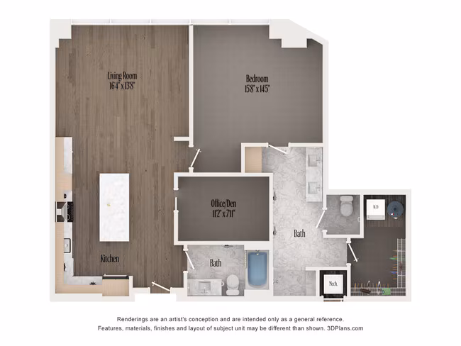 Unit 3015 2715 floor plan